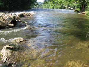 Watauga River below Sycamore Shoals